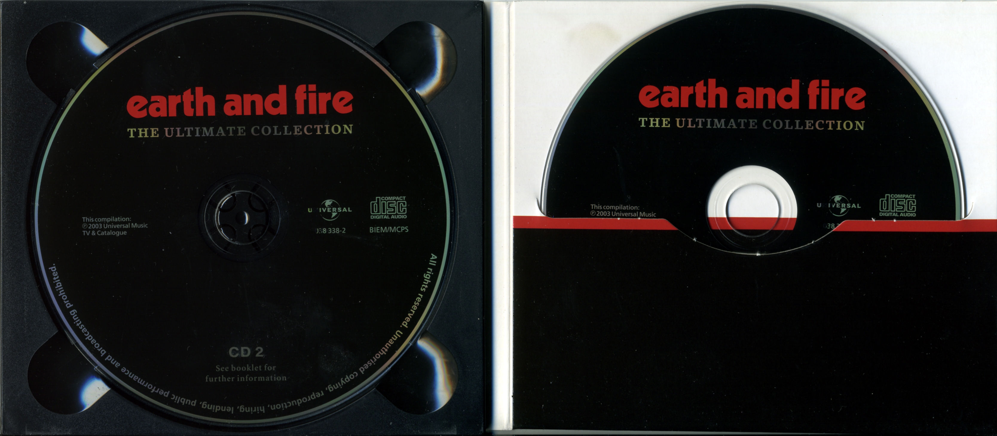 Earth & Fire  The Ultimate Collection : Tray cd2+cd3